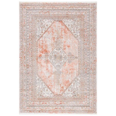 Safavieh Shivan Power Loomed Rectangle Area RugRose & Grey 9 x 12 ft. SHV725Q-9